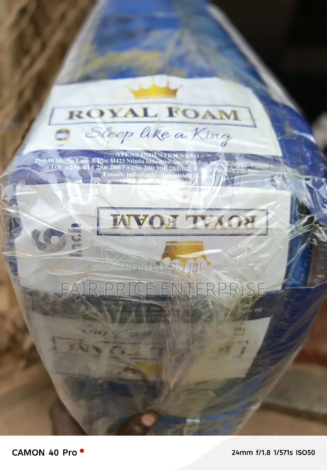 Mattress 5x6x6 Inches Royalfoam High Density