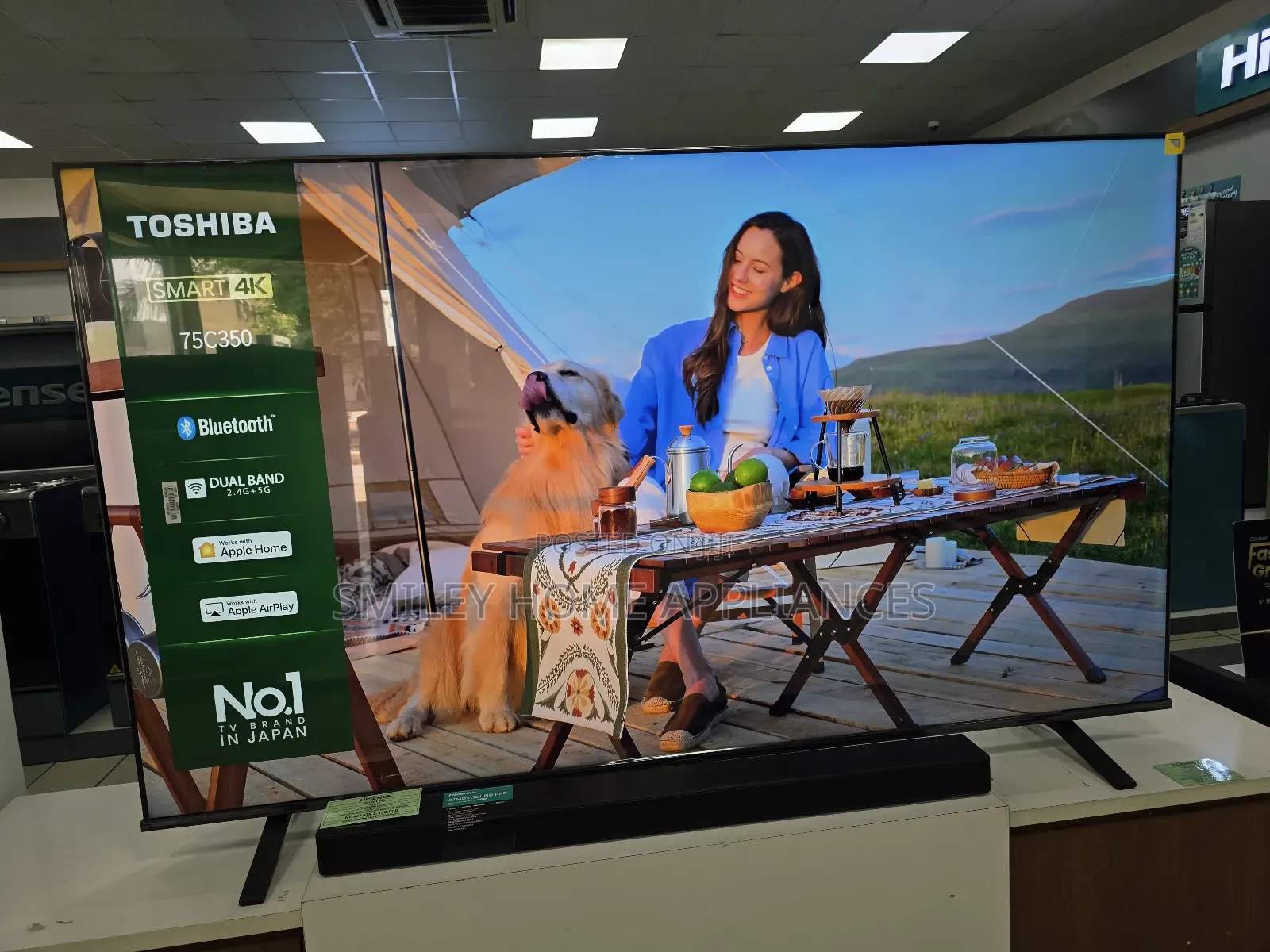 Toshiba 75c350 Series 75inches Uhd4k Vidaa Smart Tv at 20% Discount
