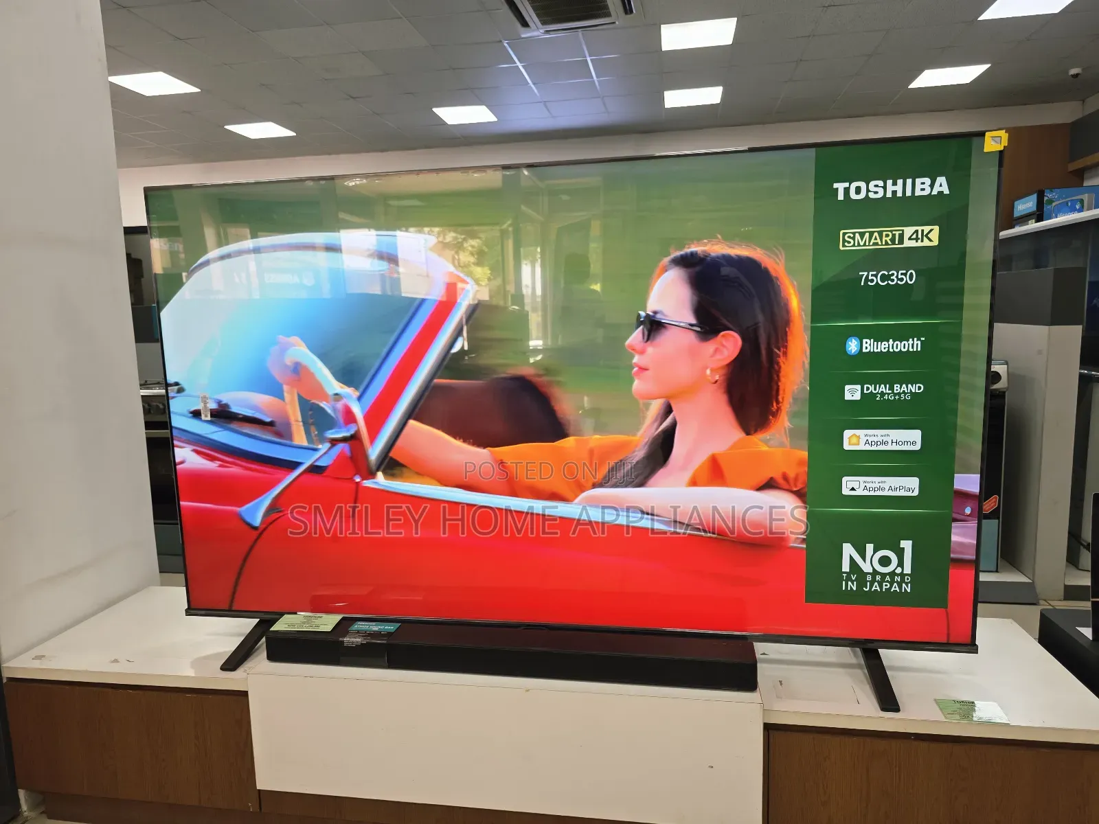 Brand New Toshiba 75inches 75c350 Vidaa Smart Tv