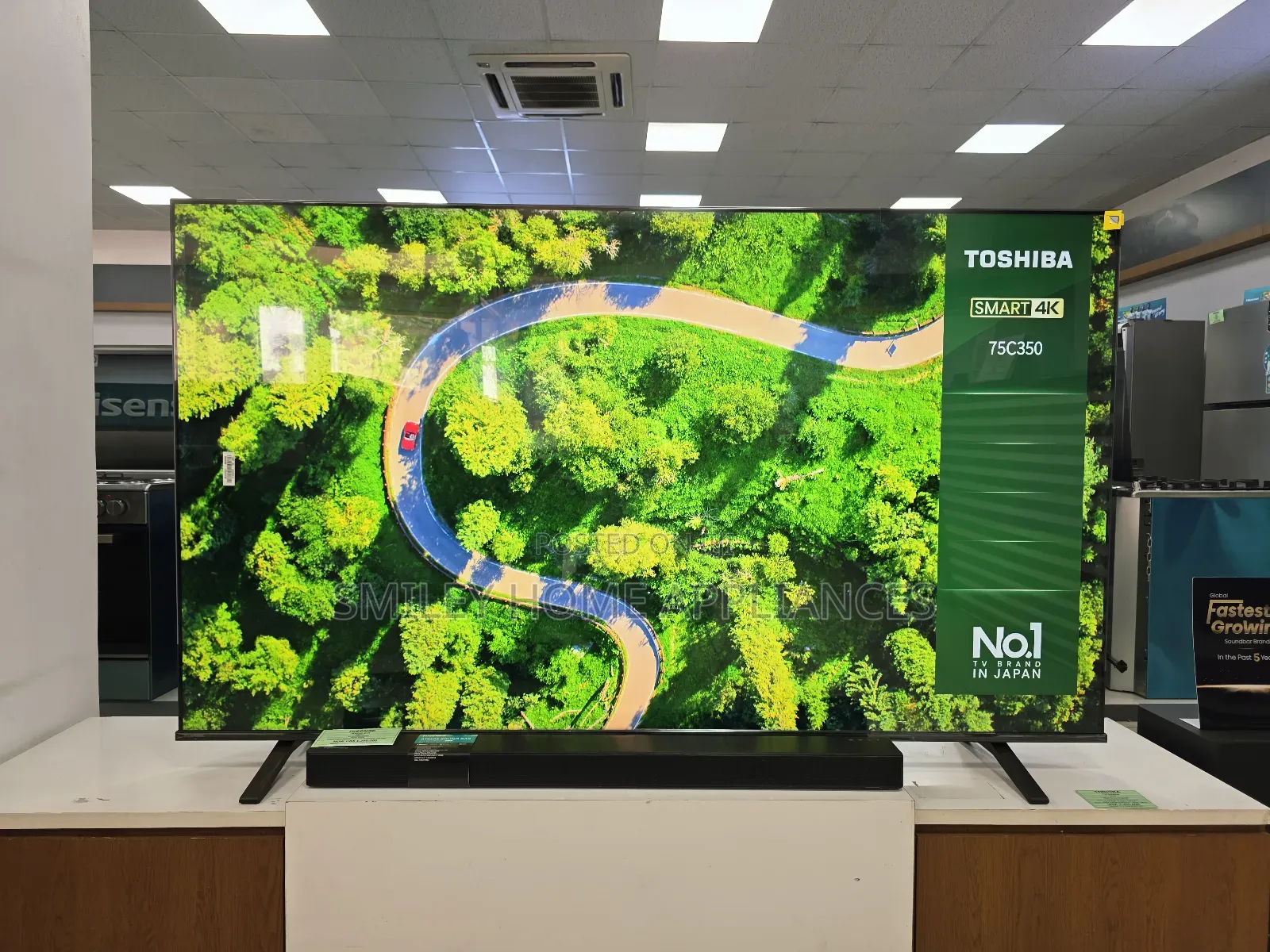 Brand New Toshiba 75inches 75c350 Vidaa Smart Tv