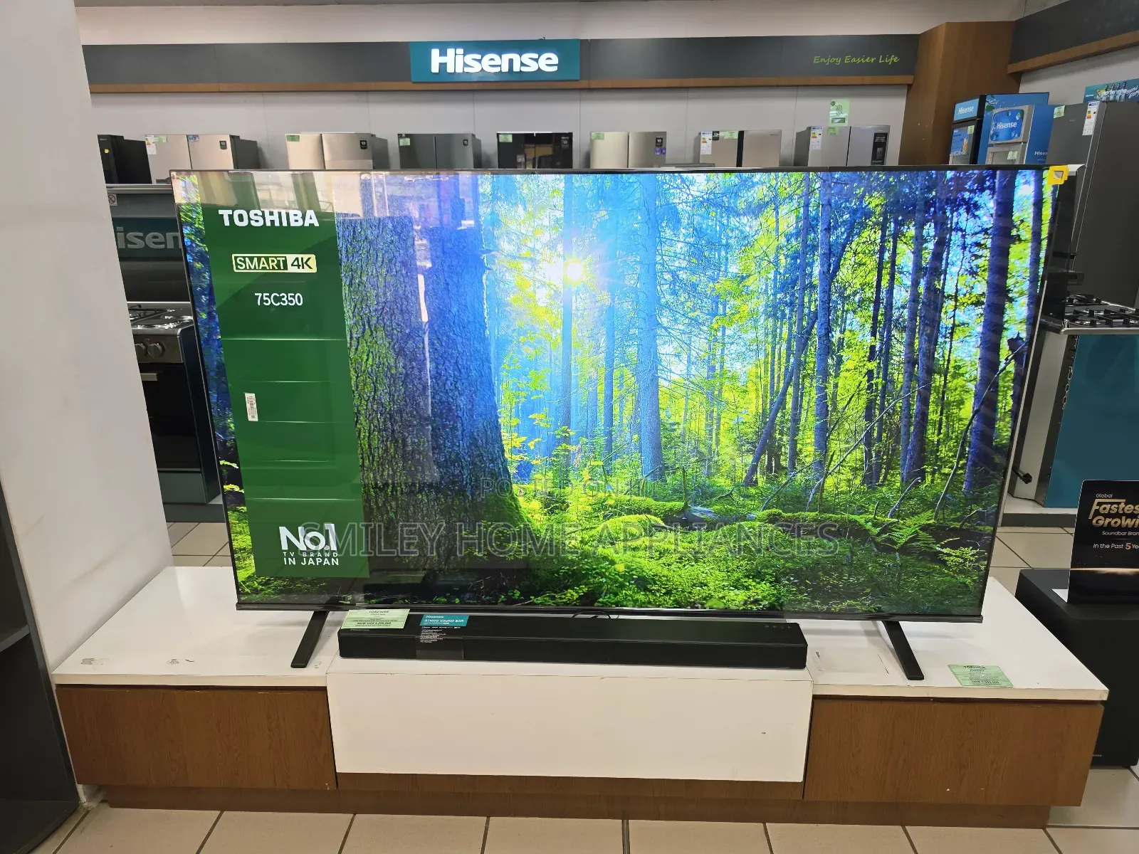 Toshiba Uhd- 75c350 Series 75inches Vidaa Smart Tv at 20% Discount