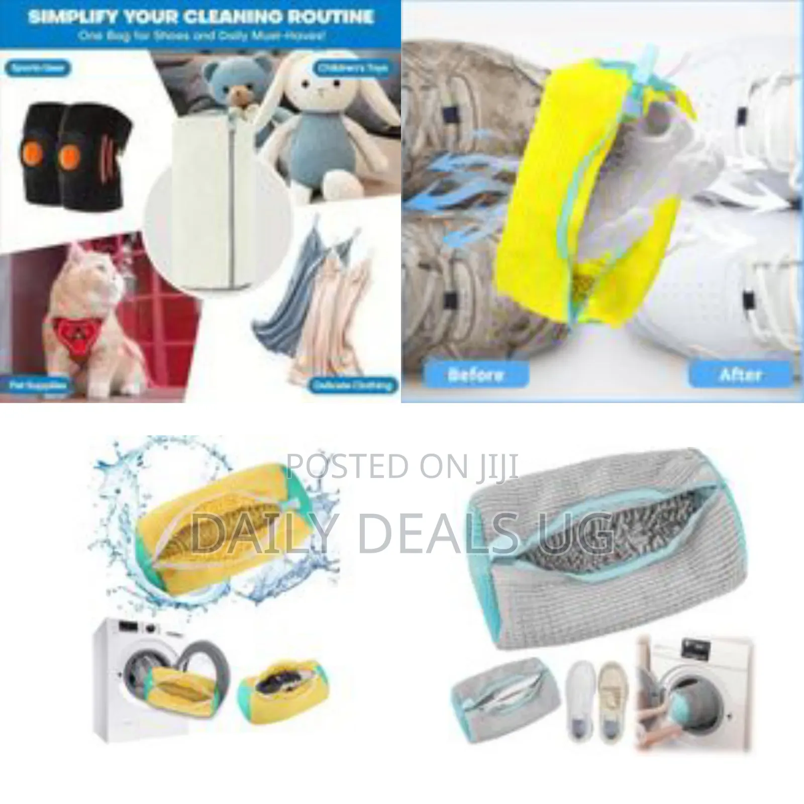 Hangable Laundry Shoe Washing Machine Bag