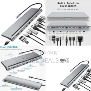 0ten 12 in 1 Multi Port Usb C Dock Type C to Hdmi + 4 Usb a + Pd+ Sd+