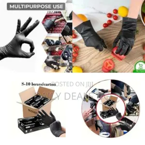 100 Pack Of Neoprene Nitrile Disposable Gloves - Waterproof