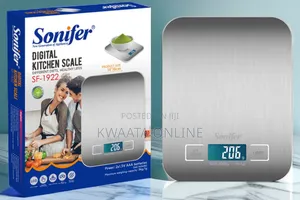 Digital Kitchen Weighing Scale Food Max 5kg Capacity, Sonifer Sf-1922