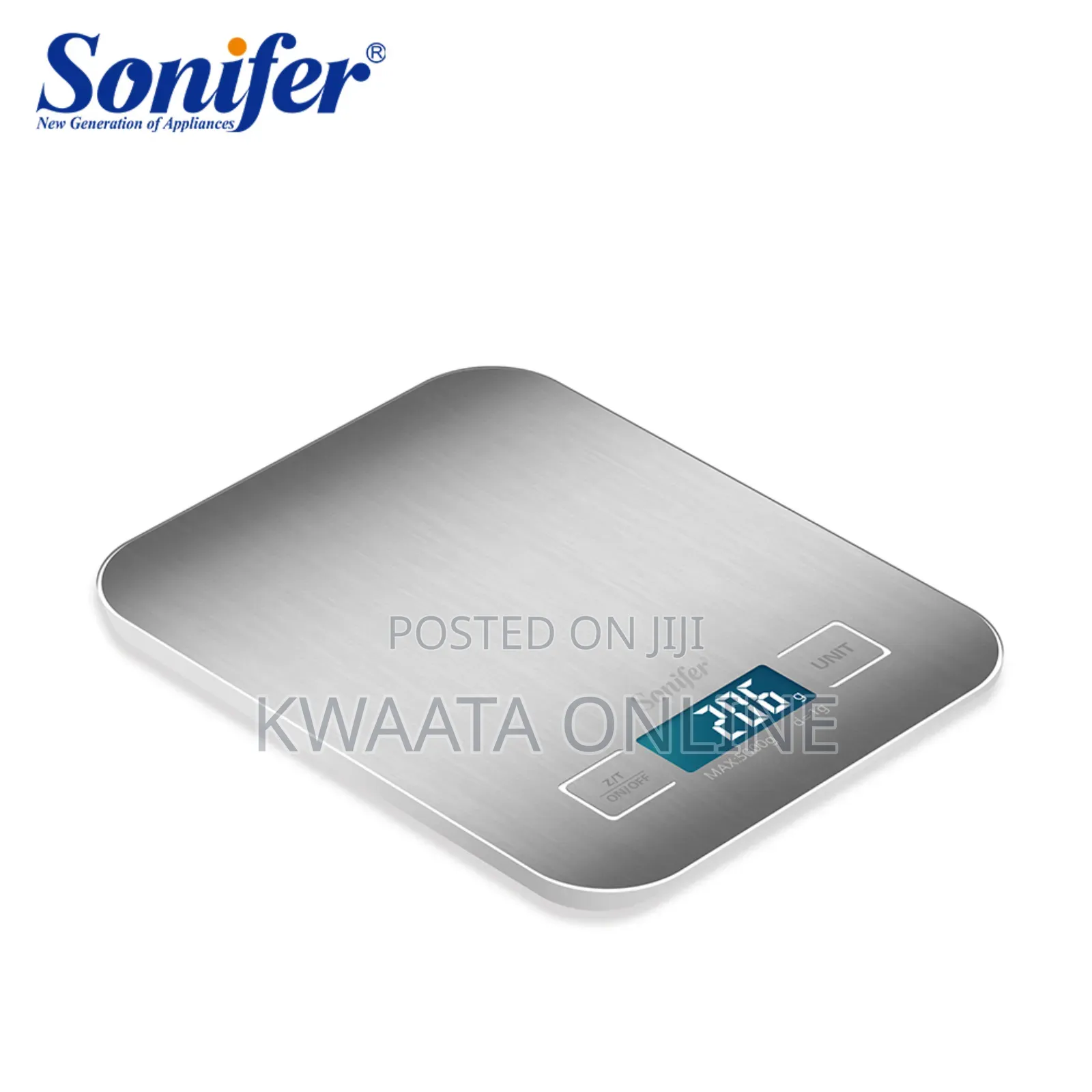 Digital Kitchen Weighing Scale Food Max 5kg Capacity, Sonifer Sf-1922