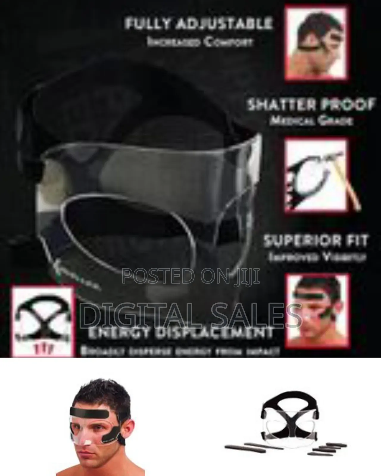 Sports Medicine Face Guard For Protection From Impact Injuries