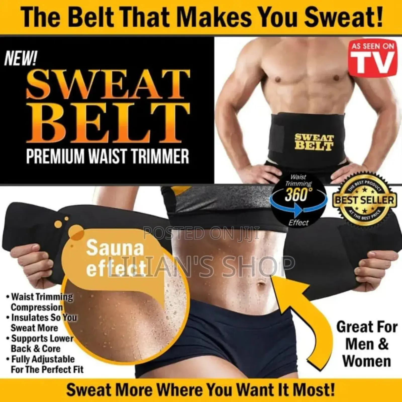 Waist Trimming Sweat Belt