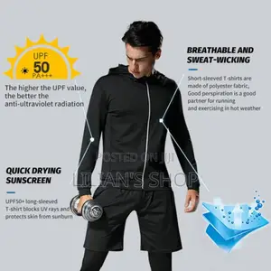 Men's 5-Piece Compression Athletic Wear Set