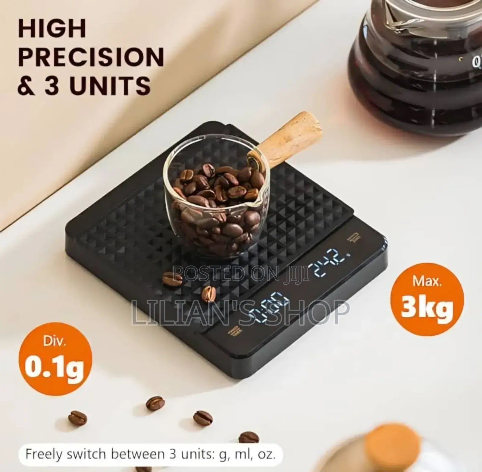 High Accuracy Mini Digital Coffee Scale