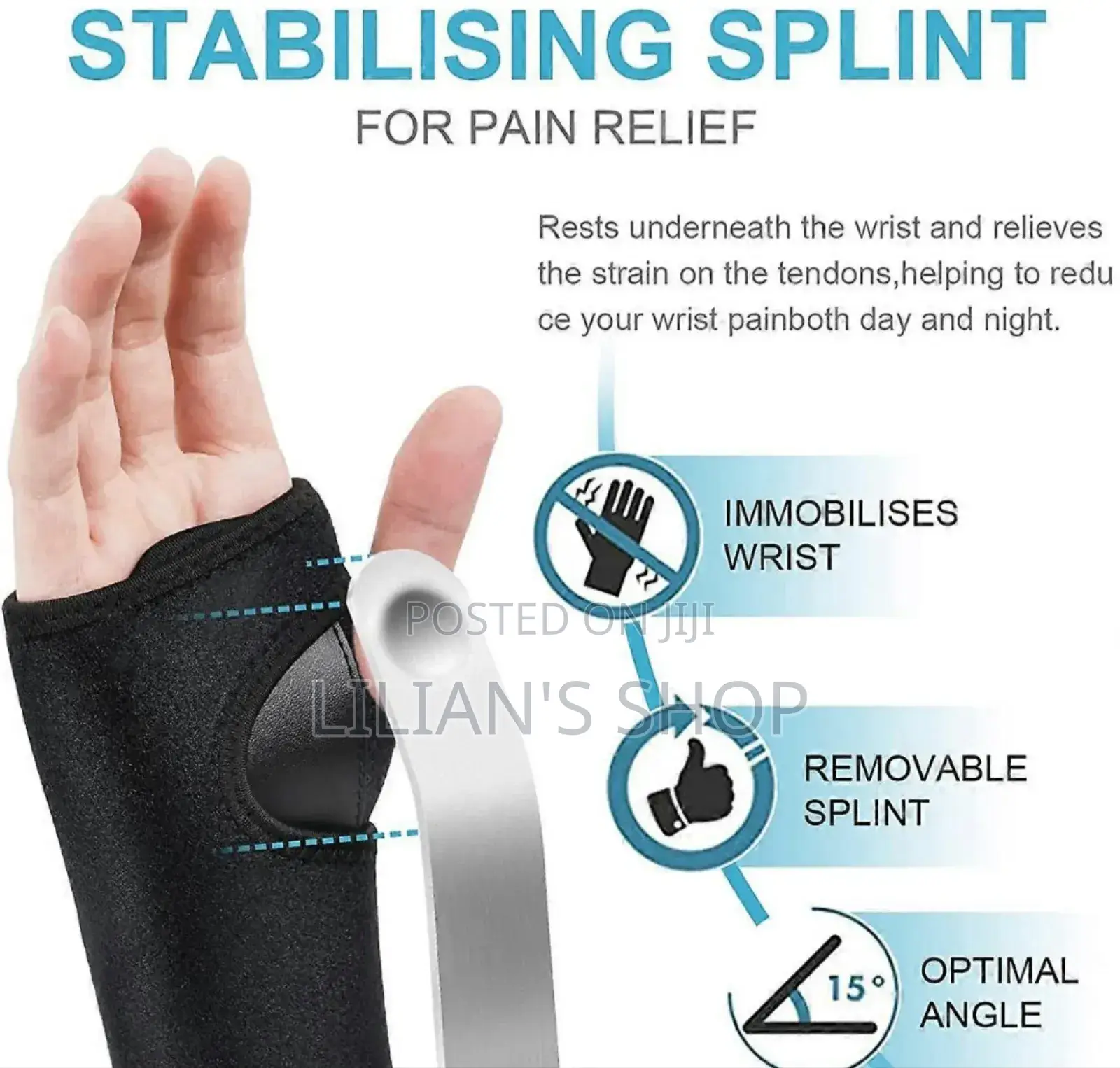 Adjustable Palm/Wrist Support Brace