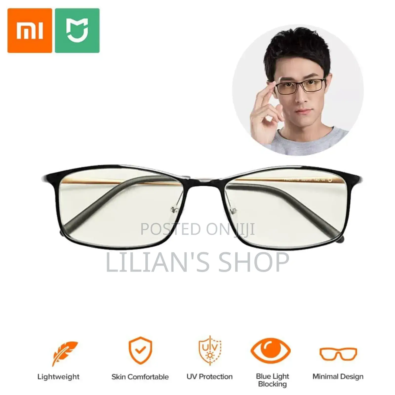 Xiaomi Mijia Computer Glasses Anti Blue Ray Light Tr90 Frame