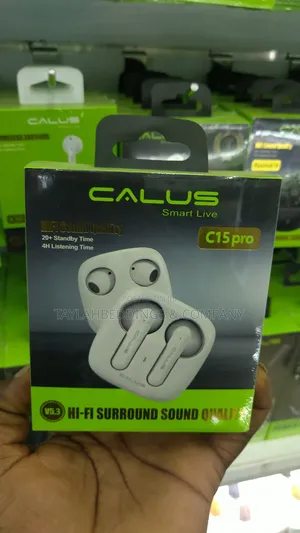 Calus C15 Pro Wireless Earbuds Original Crystal and Deep Bass Sound