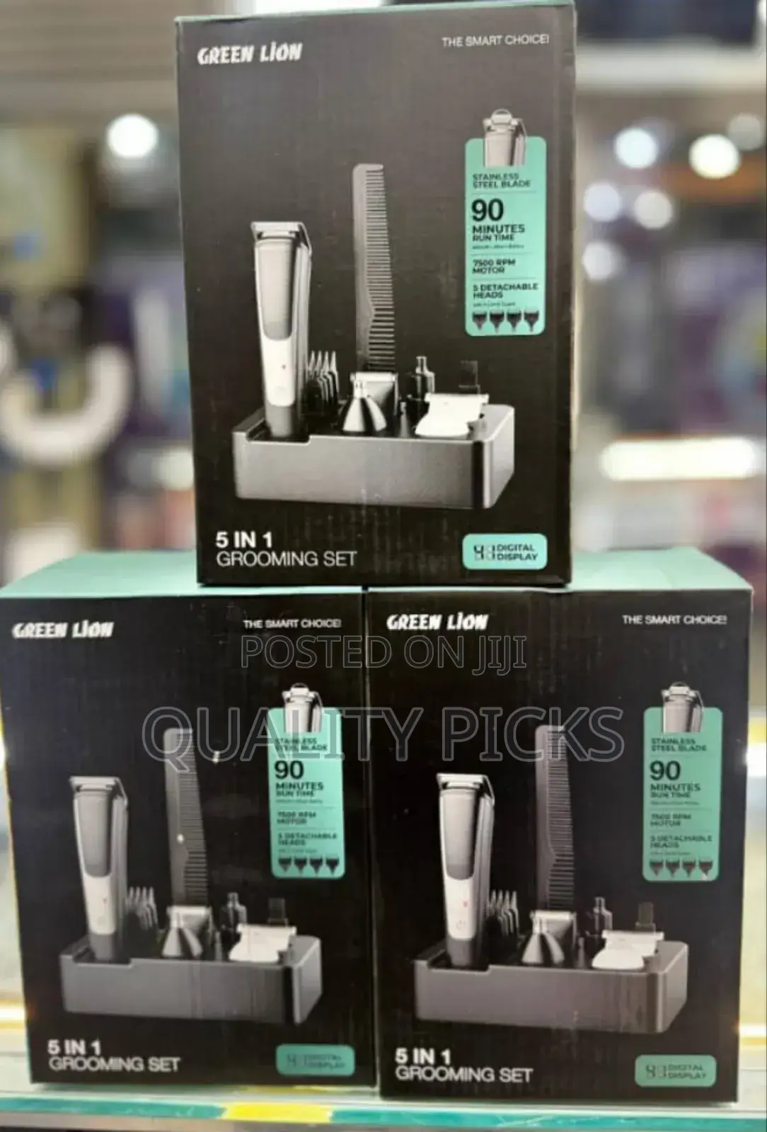 Green Lion 5 in 1 Grooming Set.