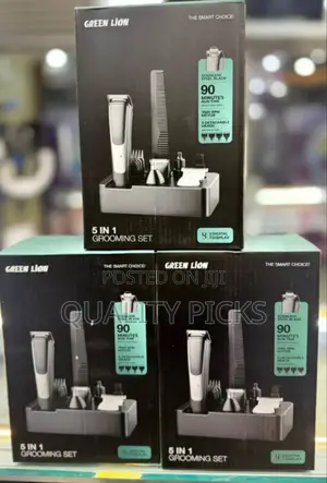 Green Lion 5 in 1 Grooming Set.