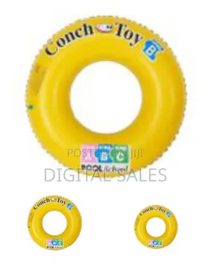 70cm Rubber Swimming Ring Pool Float: Kids and Adults