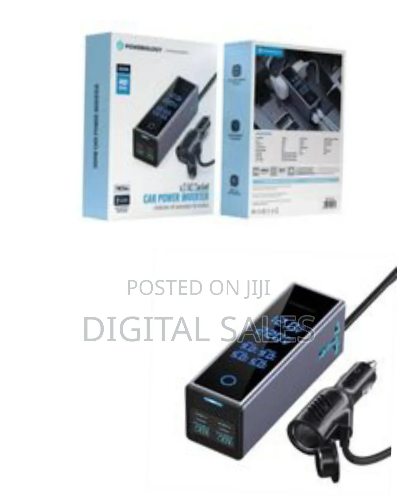 Powerology 2ac Universal 300w Socket Car Power Inverter