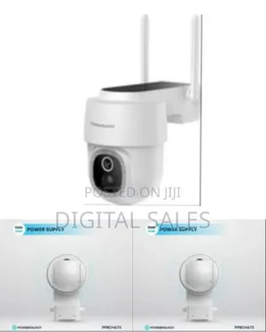 Powerology Wireless Outdoor Camera With Solar Panel Works