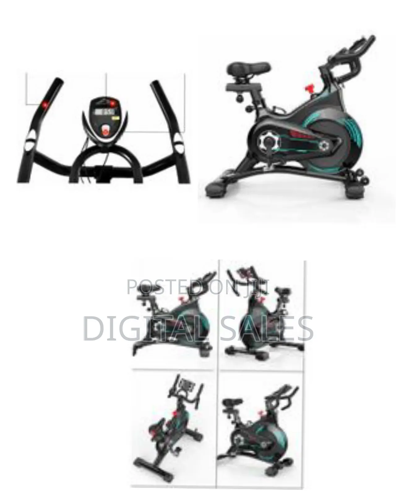 Magnetic Resistance Belt Drive Quiet Fitness Indoor Cycling Exercise