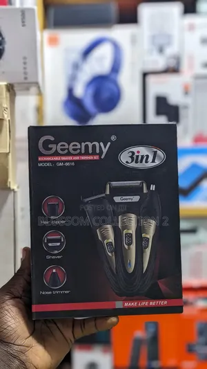 Geemy 3 in 1 Rechargeable Shaver and Trimmer