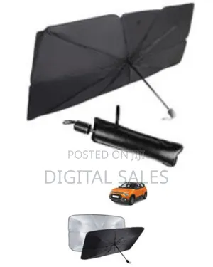Car Windshield Sun Shade Umbrella, Foldable Automotive Cover Sunshade