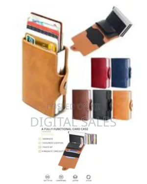 1 Piece of 9.5 * 6.5cm Mini Double Box Metal Wallet Vintage Leather