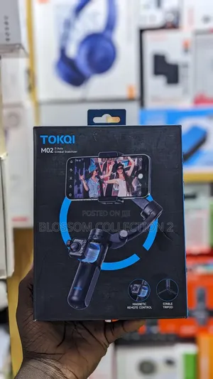 M02 3-Axis Handheld Gimbal Stabilizer Selfie Tripod,Detachable Remote