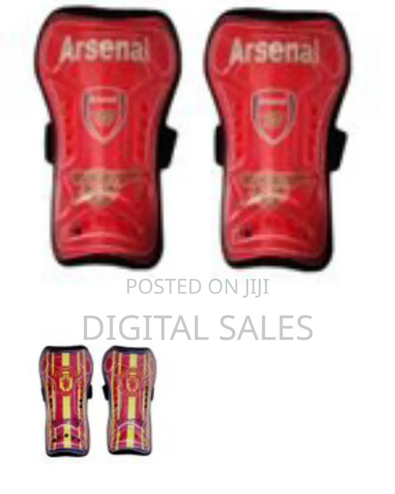 Pair of Professional Soccer Protective Gear Football Shin