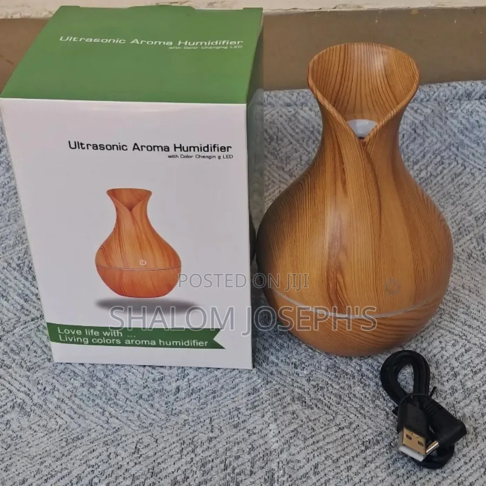 Pot-Like Ultrasonic Humidifier With Changing Led