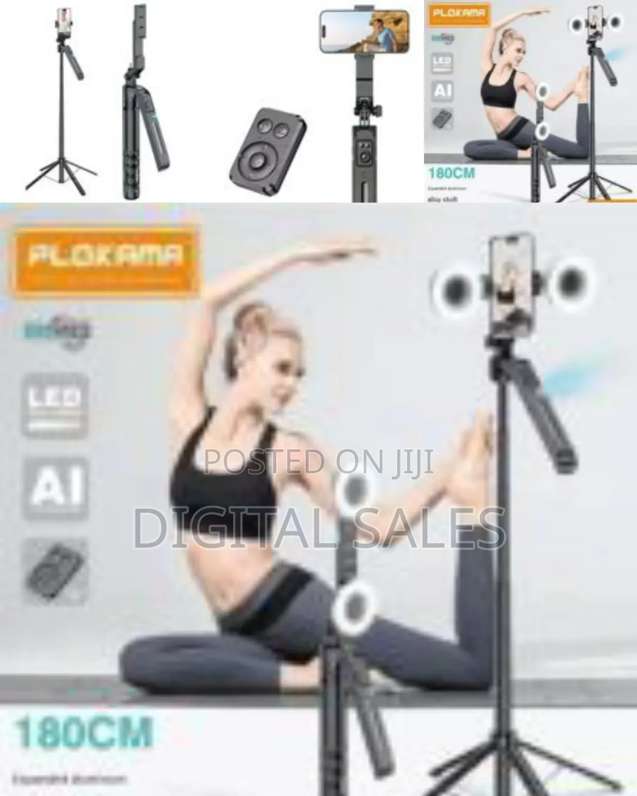 Ai Intelligent 360 Auto Face Tracking Tripod 360° Rotation With Stand