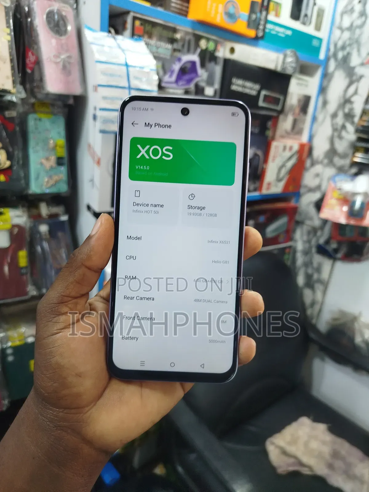 Infinix Hot 50i 128 GB Purple