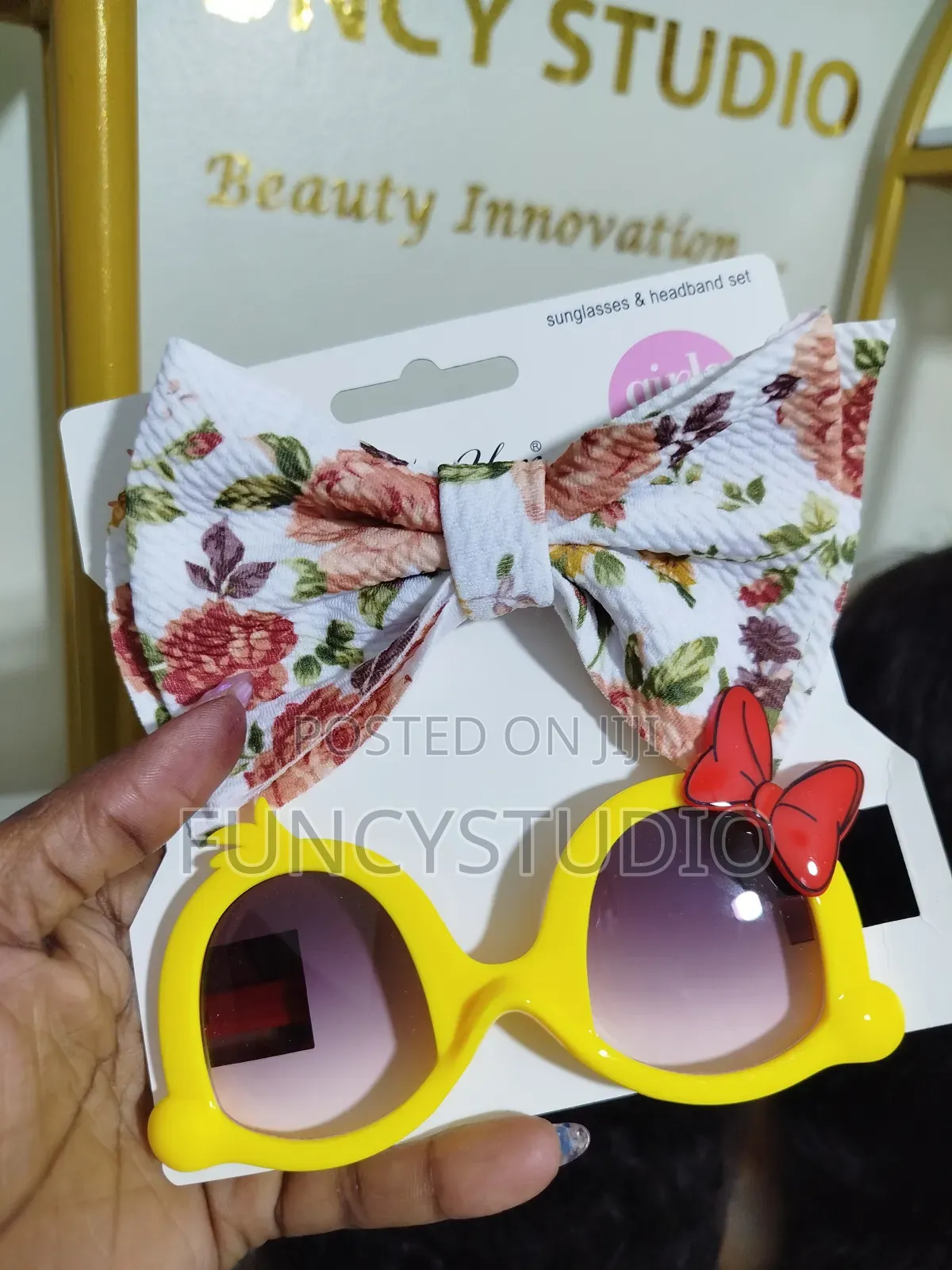 Kids Hair Clips With Glasses