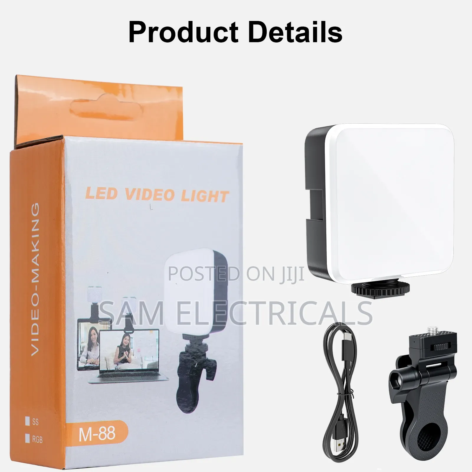 Mini Portable Led Video Clip Light