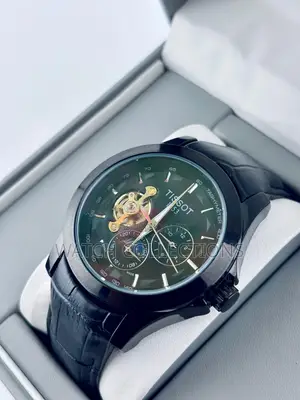 Mechanical Tissot Leather Watch