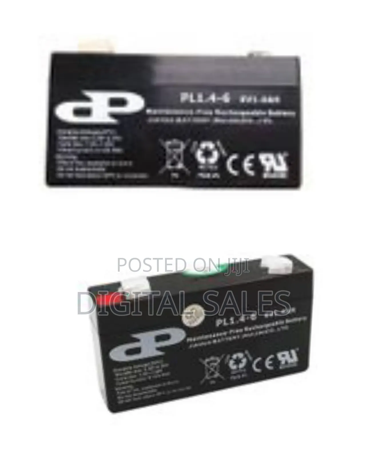 Pl1.4.6 Universal Sealed Lead Acid Battery 6v 1.4ah F1 Terminal Agm