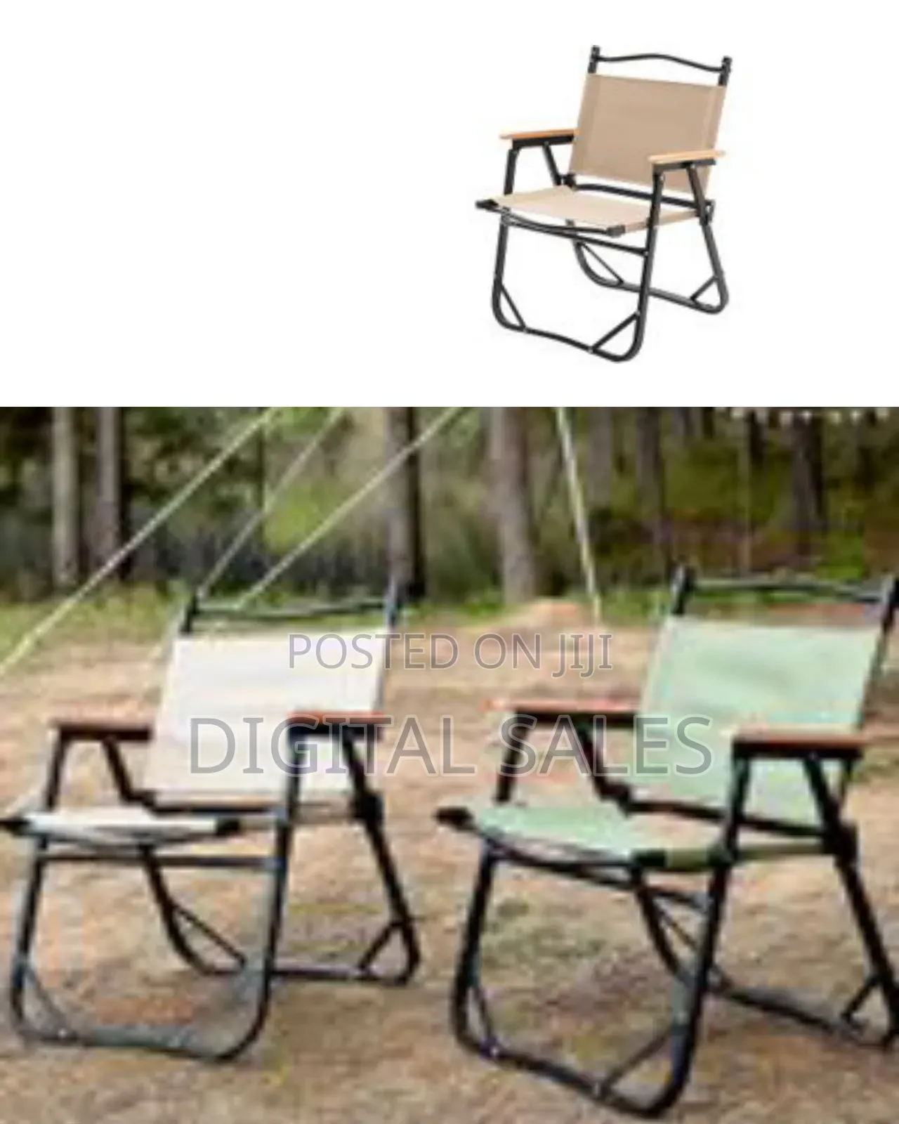 Camping Folding Chair Lightweight Outdoor Furniture Holds 500 LBS High