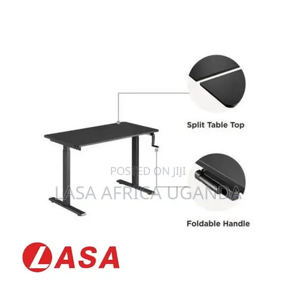 Adj Max 1.2m Height Sit to Stand Standing Desk