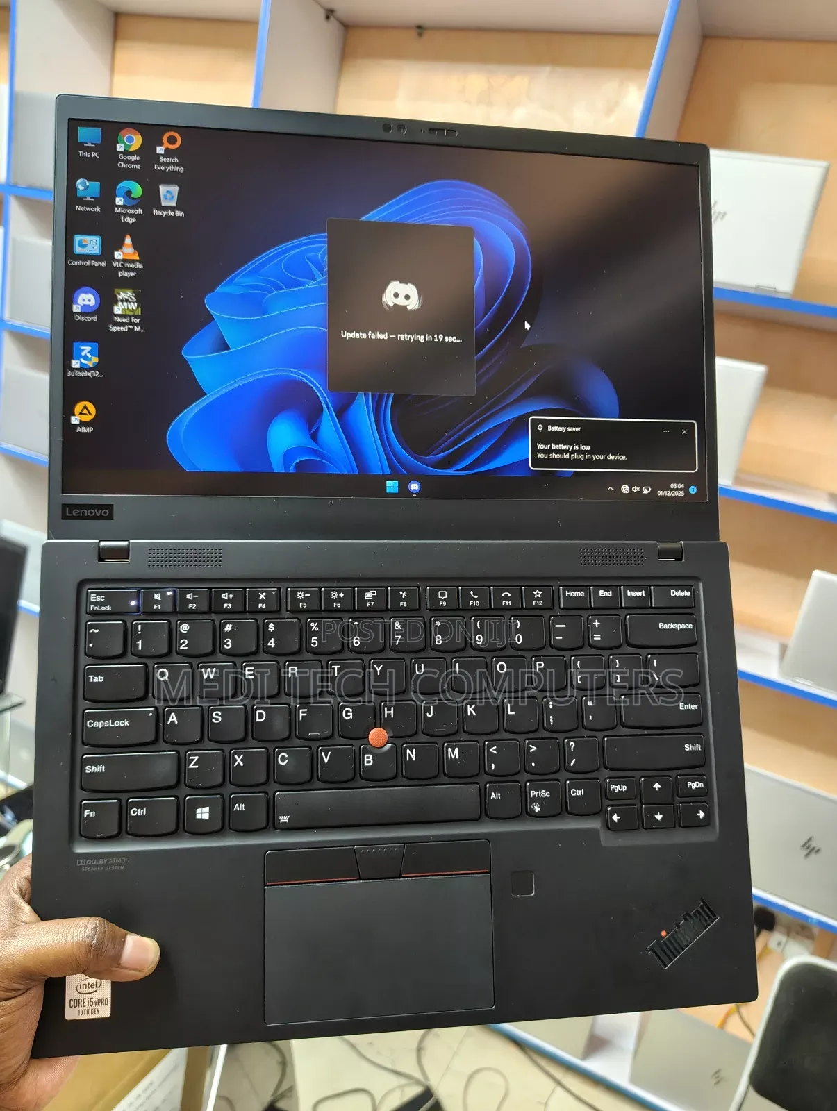 Laptop Lenovo ThinkPad X1 Carbon 16GB Intel Core I7 SSD 512GB
