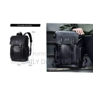 Vintage Backpack Soft Leather for Men, High-Quality Luxury Designer