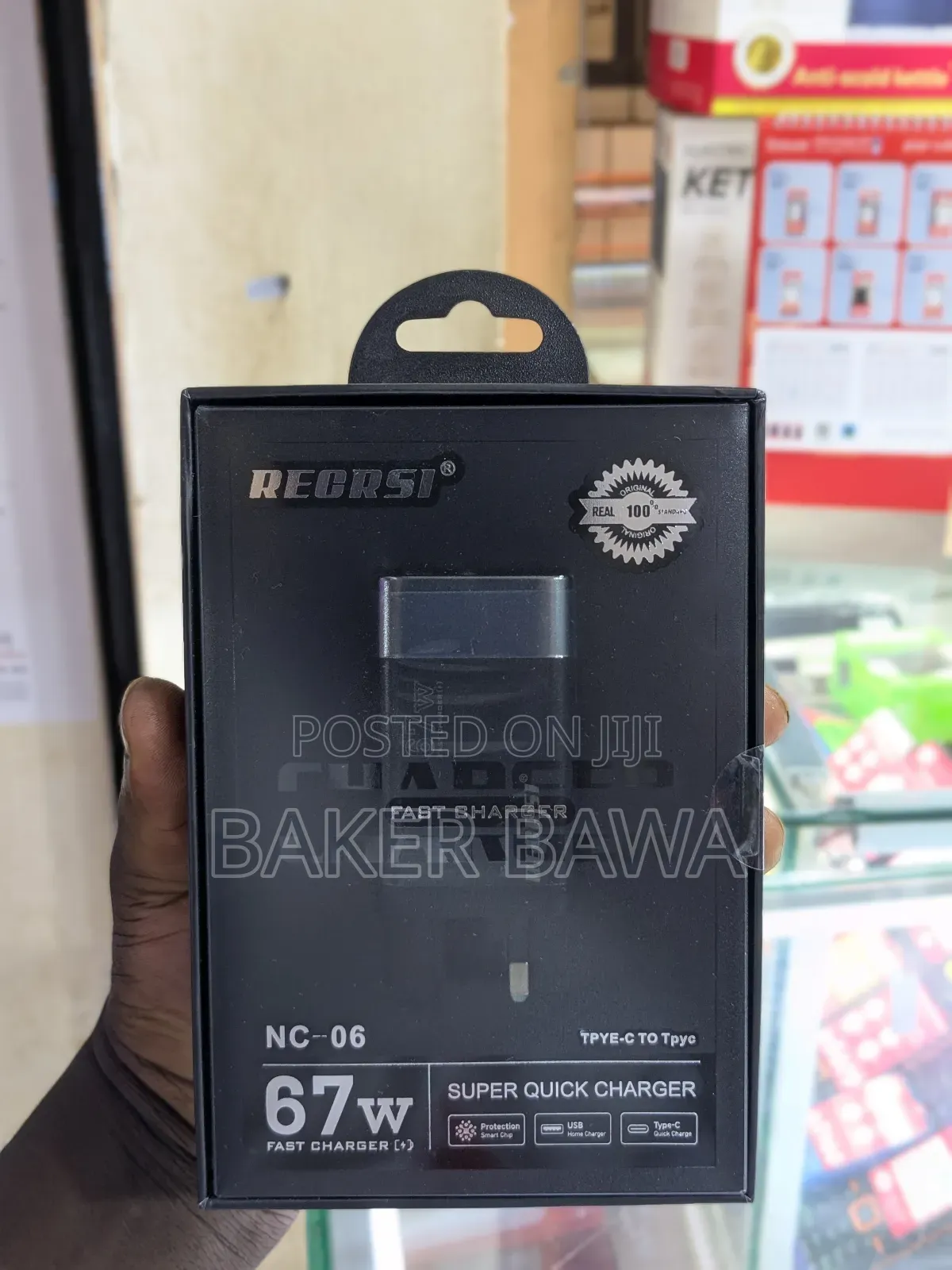 Recrsi 67w Usb-C Fast Charger (Model Nc-06).