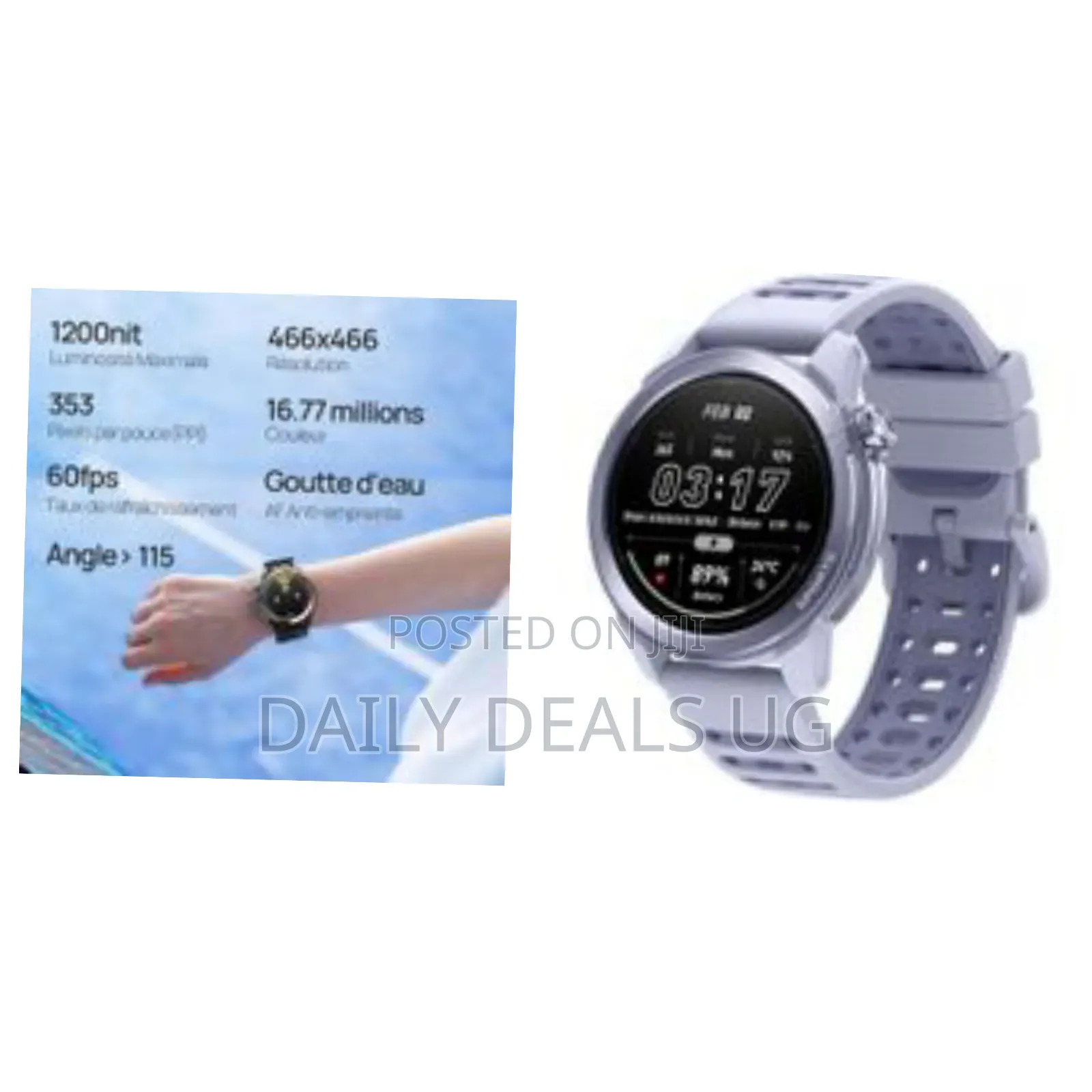 Mibro Gs Active2 Amoled GPS Running Watch 1.32 Inches Lightweight