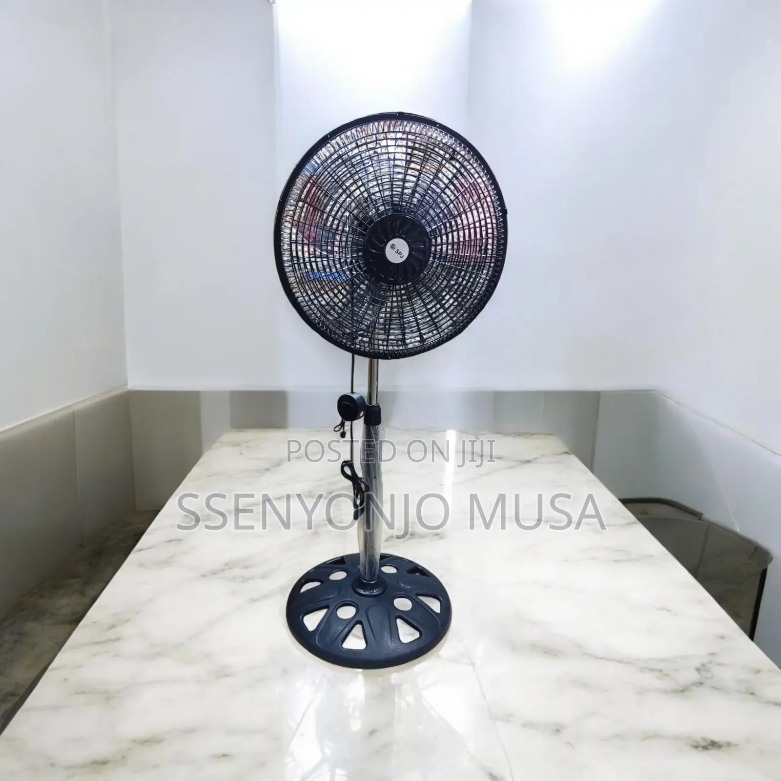 SPJ 18-Inch Wall Mounted Stand Fan 2-in-1, 360° Oscillation, 50w