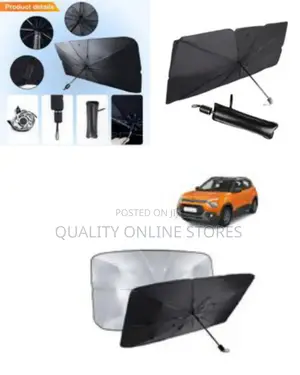 Car Windshield Sun Shade Umbrella, Foldable Automotive