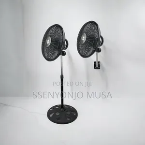 SPJ 18-Inch Wall Mounted Stand Fan 2-in-1, 360° Oscillation, 50w