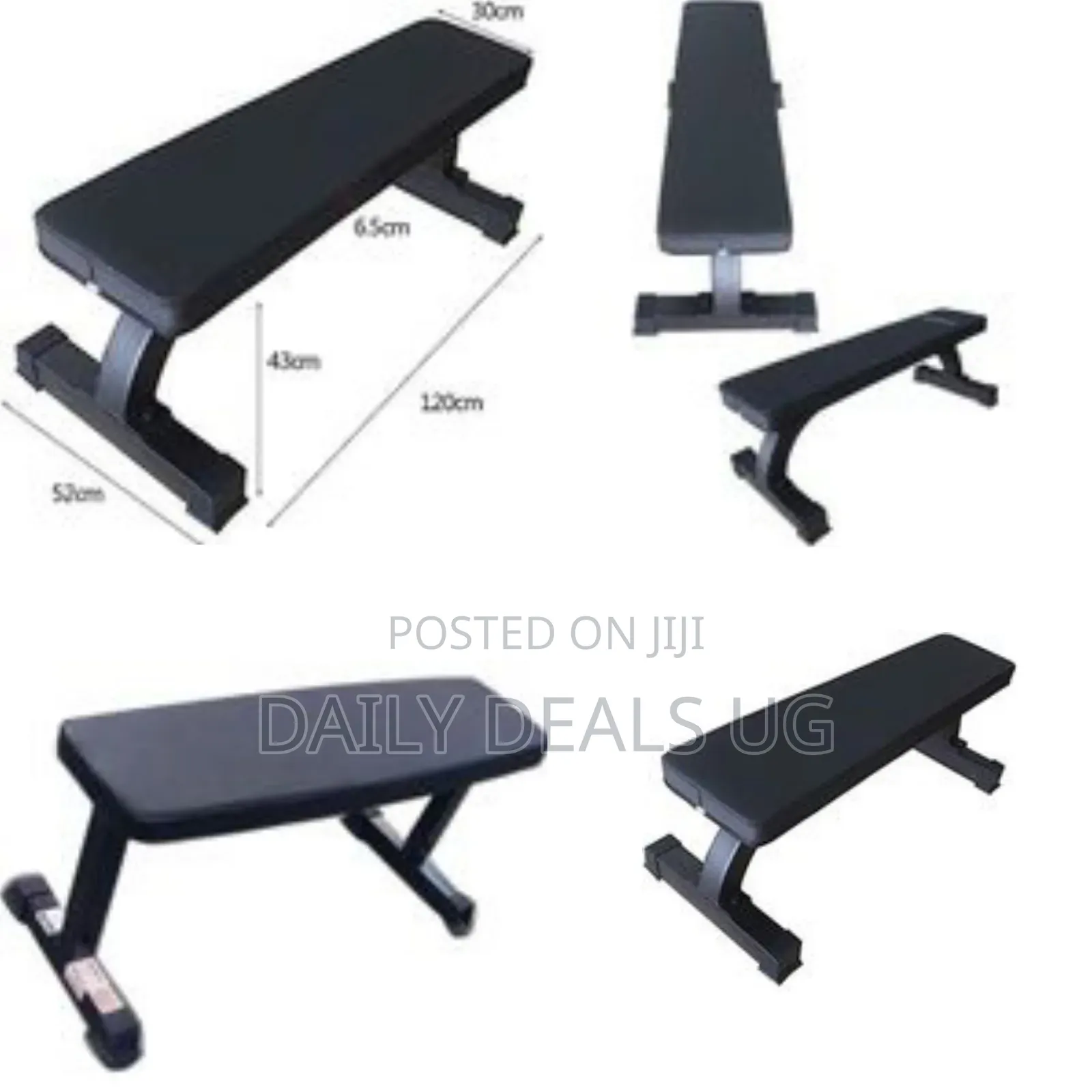 Adjustable Weight Bench Sit-Up Board Sitting Chair Heavy Duty Flat