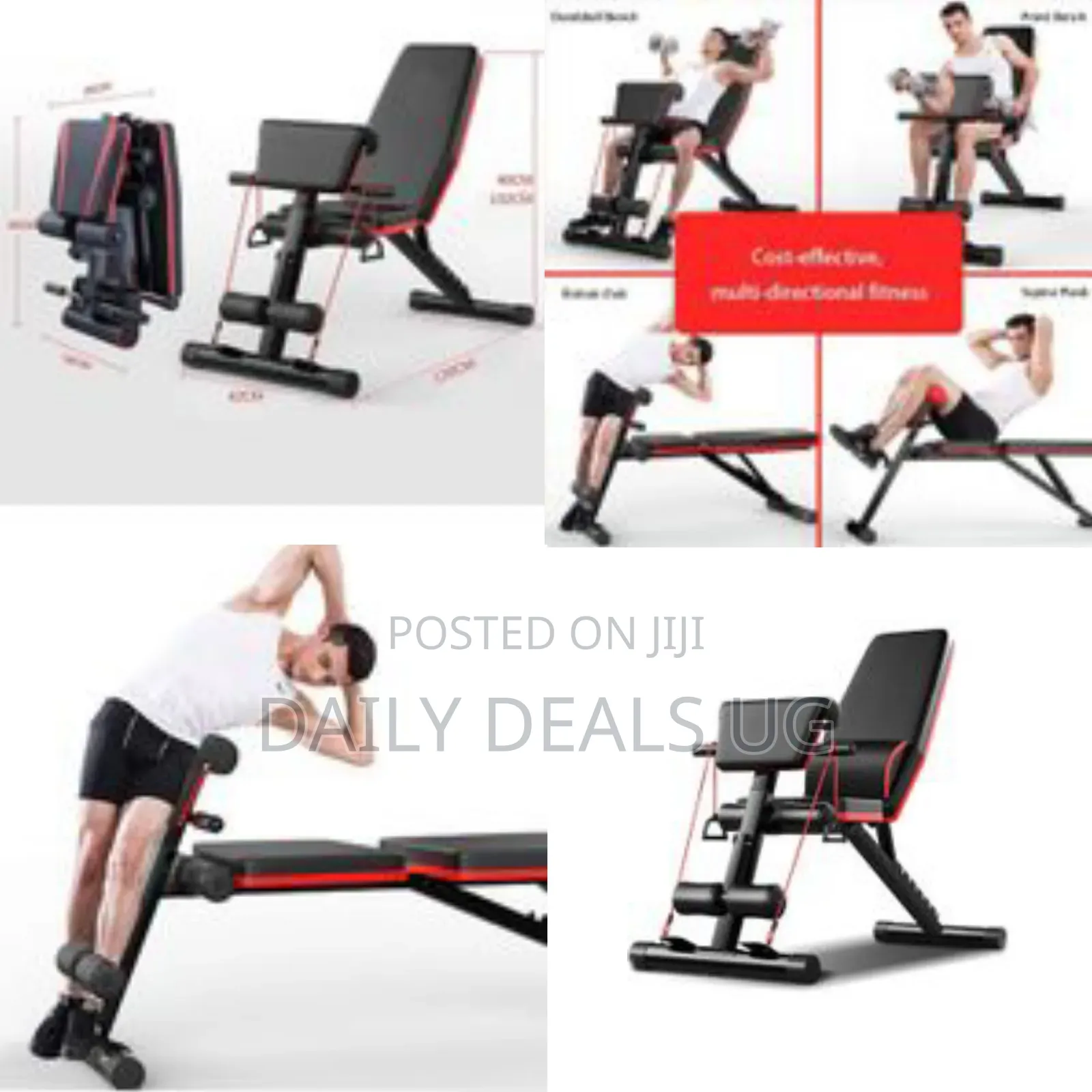 Adjustable Weight Bench for Full Body Workout All-in-One Workout