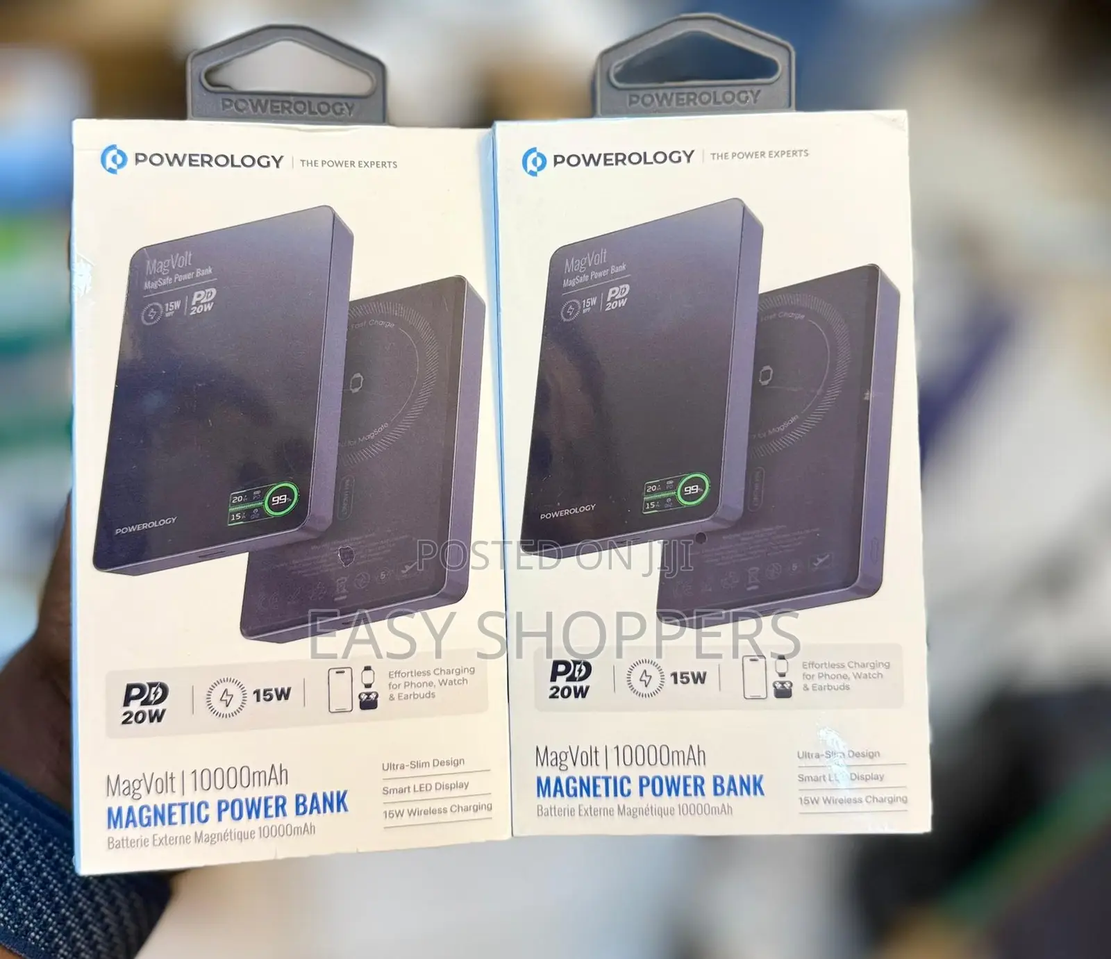 Powerology Magvolt 10000mah Magnetic Power Bank