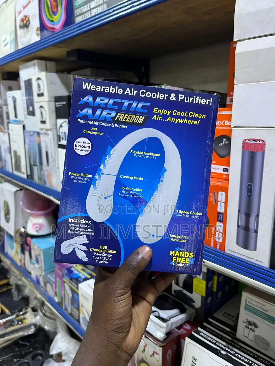 Wearable Air Cooler and Purifier