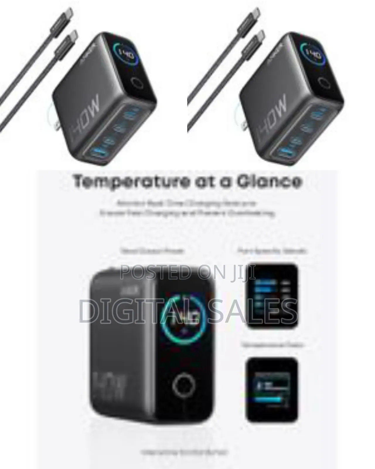 Anker Laptop Charger, 140w Max Usb C Charger, 4-Port Multi-Device L