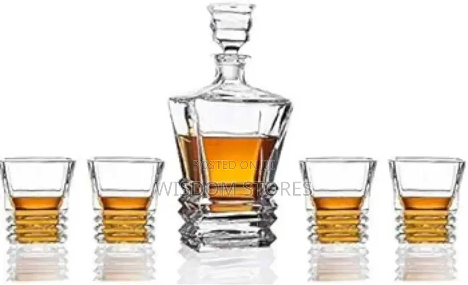 Premium Crystal Clear 7pcs Bar Set